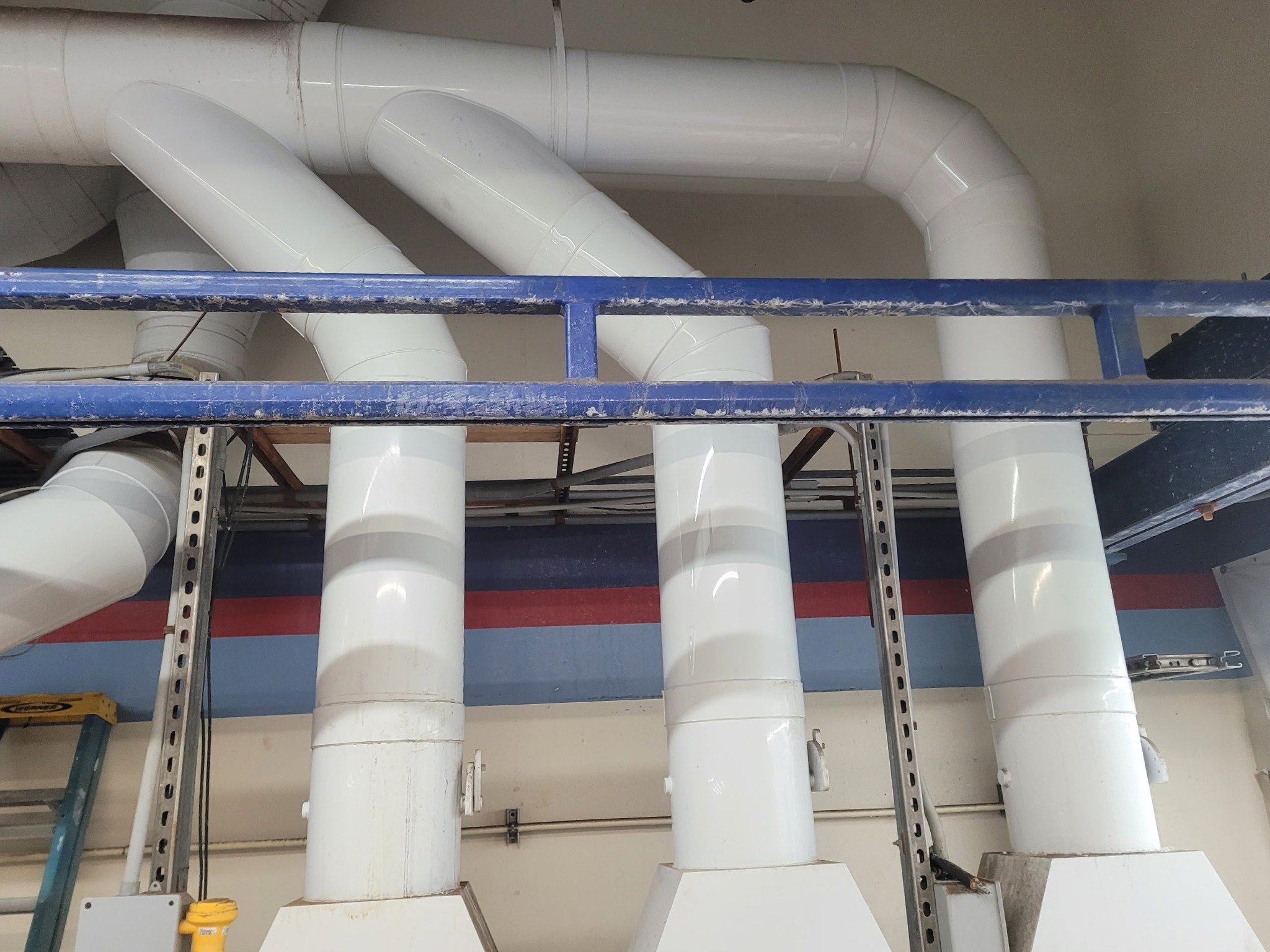 Plating tank fume exhaust hoods