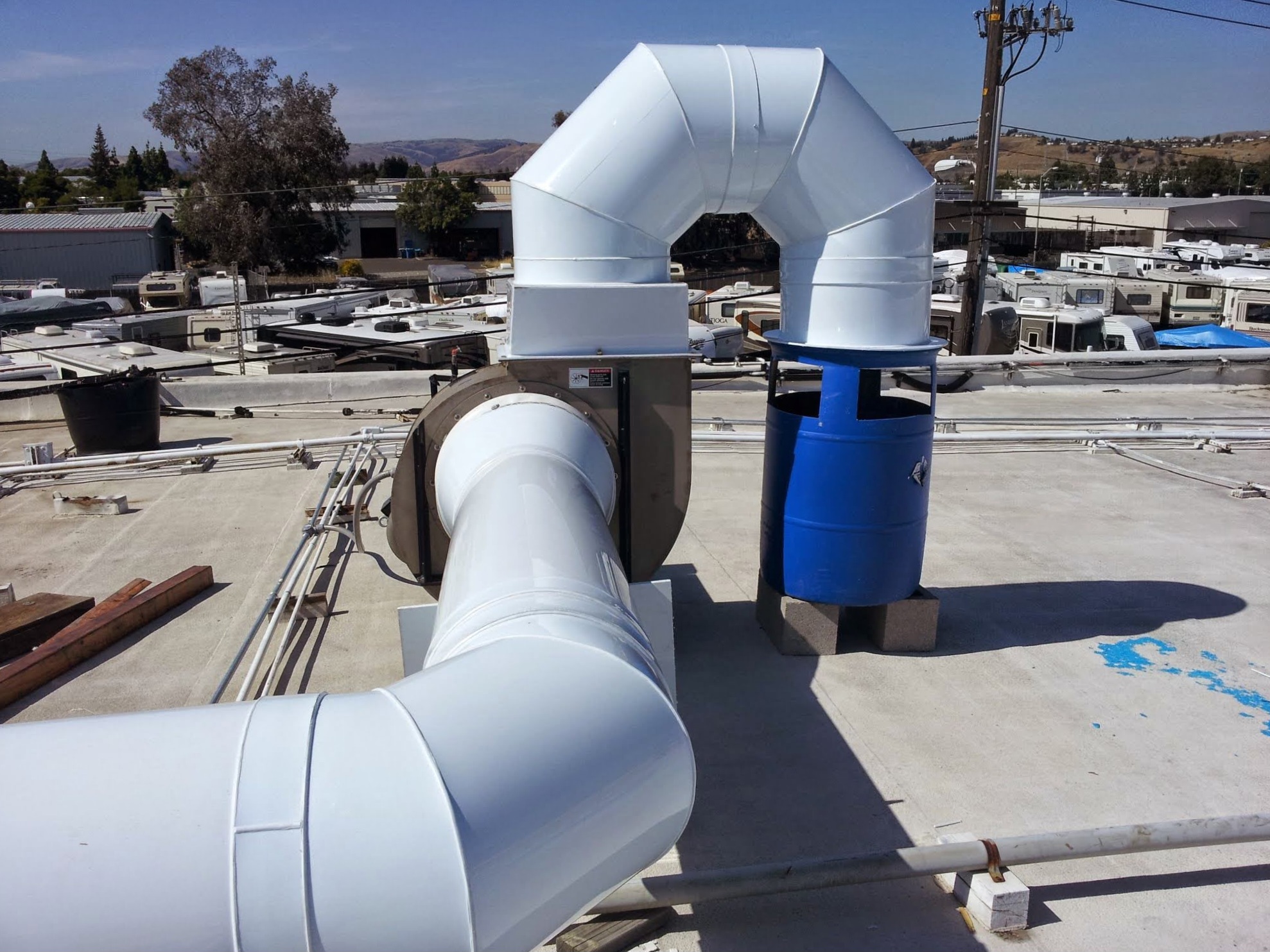 Fume hoods and ductwork installation