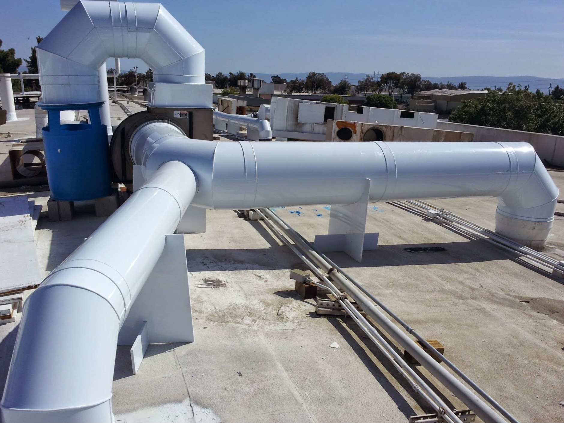 Fume hoods and ductwork installation