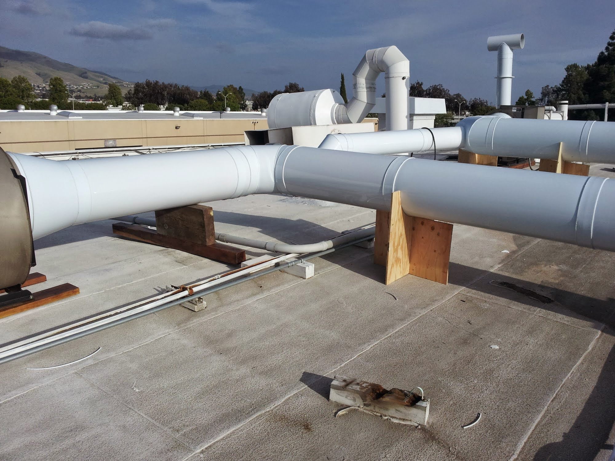 Fume hoods and ductwork installation